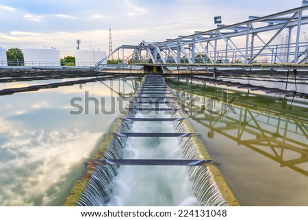 The Solid Contact Clarifier Tank type Sludge Recirculation process in Water Treatment plant