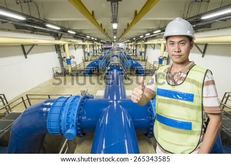 Backwash water Pipeline in Water Treatment Plant