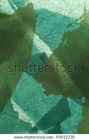 abstract pattern background of white and blue tissue paper
