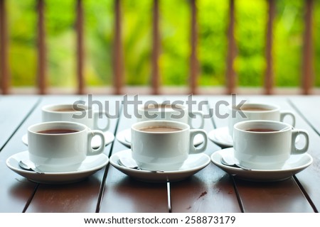 Coffee and Tea - cups of coffee and tea