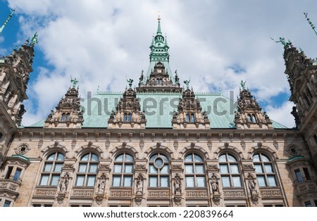 Hamburg Town-hall - Germany, Hamburg