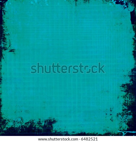 grunge teal background with edge overlay