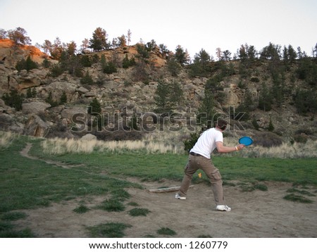Disc Golf at Diamond X Park in Billings, Montana.
