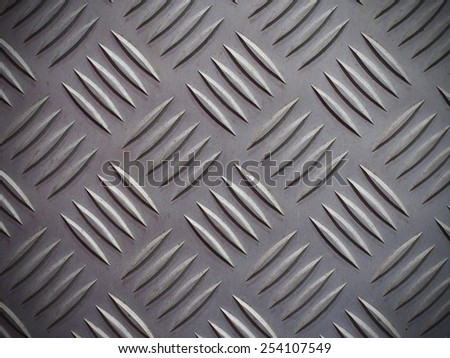 Seamless steel diamond plate background texture