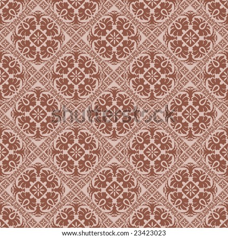 Vector Seamless Wallpaper In Chocolate Color - 23423023 : Shutterstock