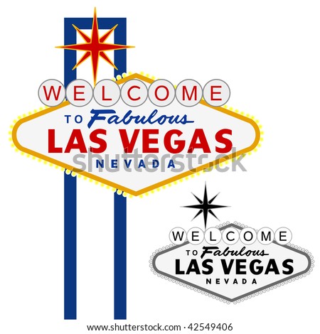 free las vegas sign vector. vector Las Vegas sign,