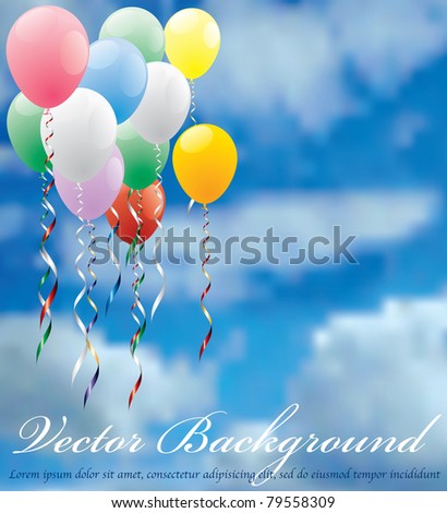 vector background for holidays or birthday