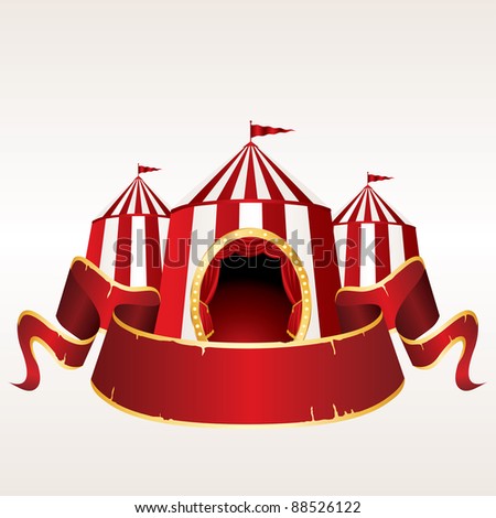 Circus Tent Outline