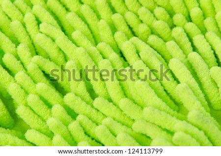 Green dish cloth glove