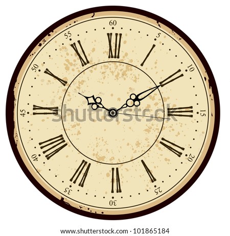 old clock face