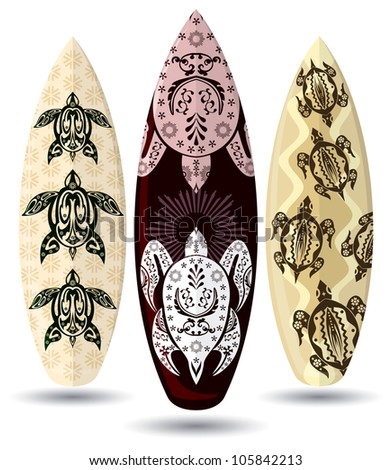 Design  Tattoo Free on Vector Surf Boards   Tattoo Design     105842213   Shutterstock