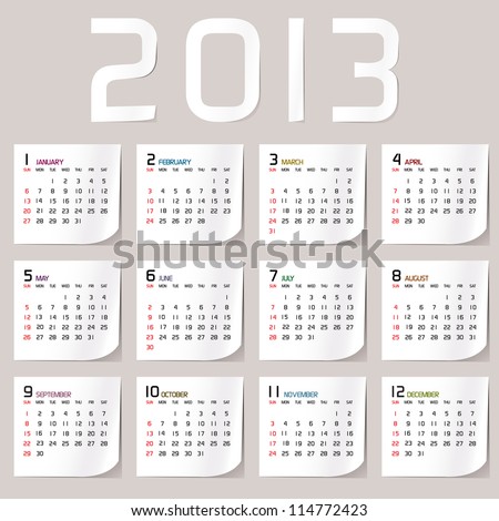 Simple 2013 Calendar 2013 calendar design week starts with sunday Simple 2013 Calendar 2013 calendar design week starts with sunday