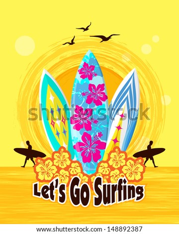 lets go surfing surfing Surfer on a beach lets go surfing surfing Surfer on a beach