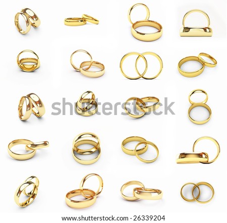 stock photo 20 isolated gold wedding rings icon hi res see my portfolio 