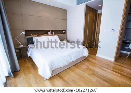Interior design: small modern Bedroom