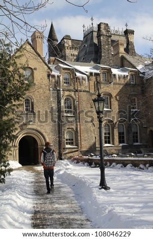 University of Toronto campus in winter