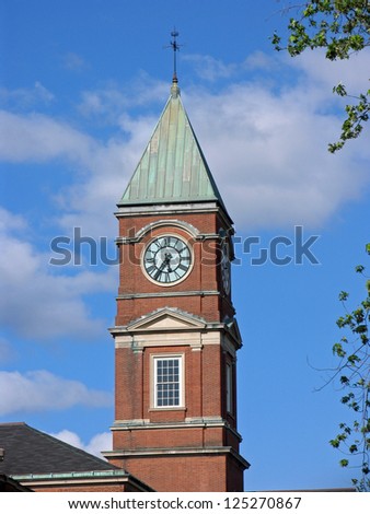 school clock tower