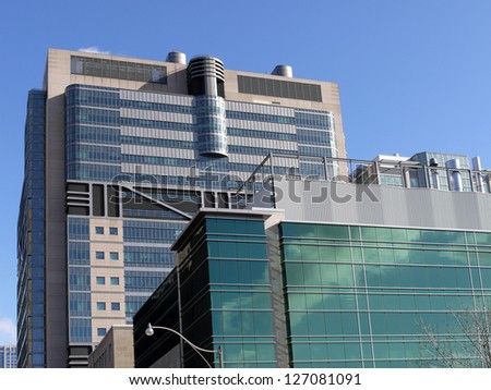 modern hospital buildings