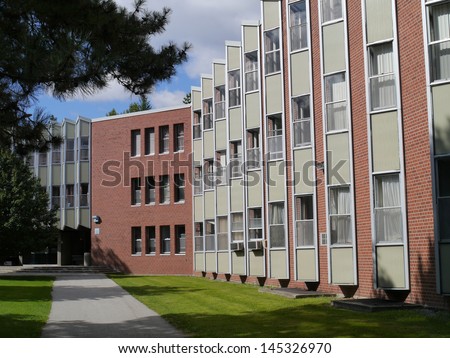 college dormitory building