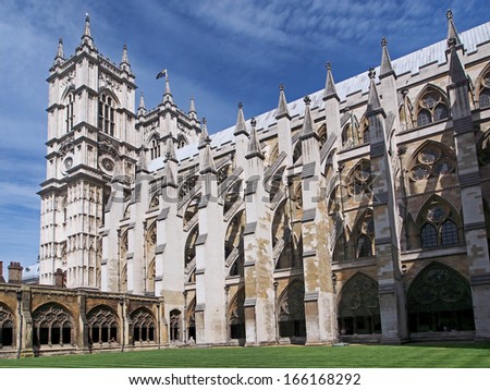 Westminster Abbey, flying buttresses