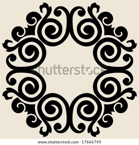 Ornate Frame Stock Vector Illustration 17666749 : Shutterstock