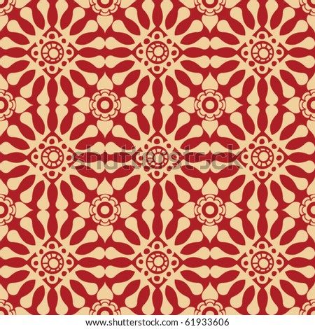 royal red textile design