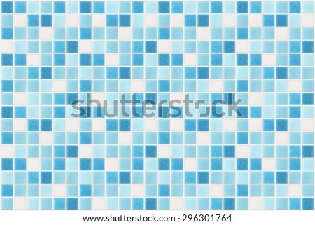 small square tiles of blue color