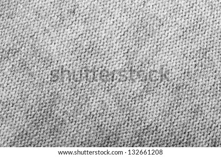 Soft Crocheted Fabric Texture