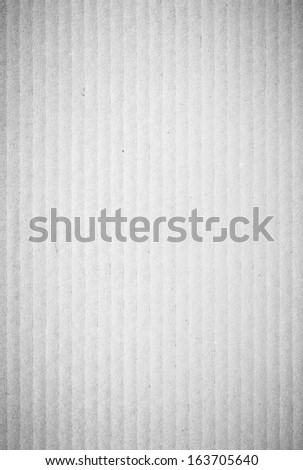 White Corrugated Cardboard