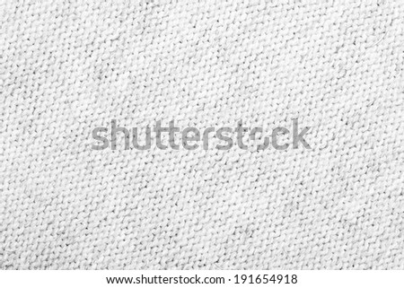 White Soft Woolen Fabric Texture