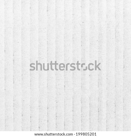 White Corrugated Cardboard Closeup Background