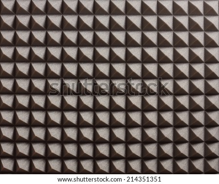 Acoustic Foam for Sound Recording and Mastering Studio Background, Texture, Pattern