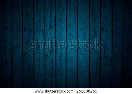 Dark Blue Wooden Board Background, Texture