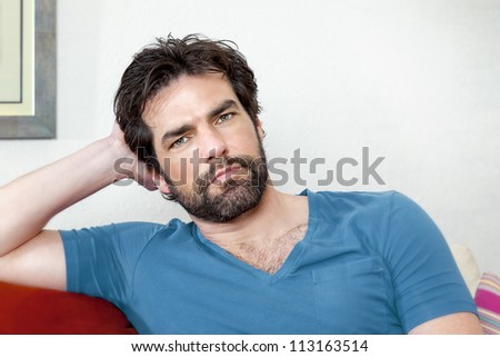 An image of a handsome man with a beard