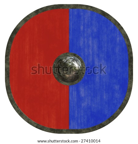 Cartoon Viking Shield