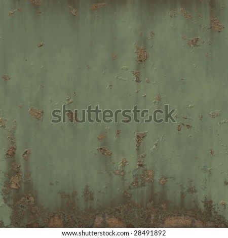 rusty metal texture green