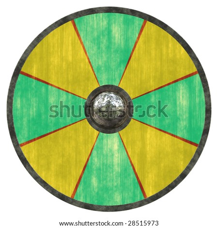 Cartoon Viking Shield