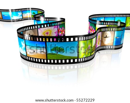 a film strip with nice pictures a film strip with nice pictures