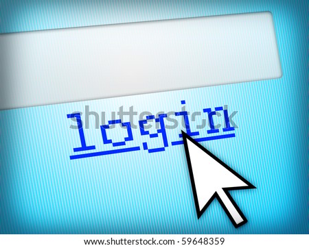 An image of an internet login background