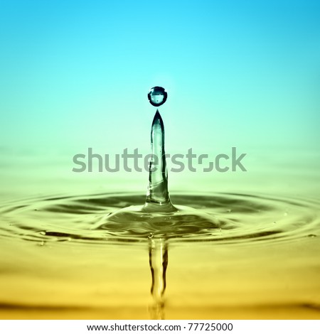 An image of a nice water drop