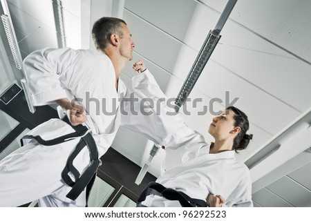 An image of two martial arts fighters