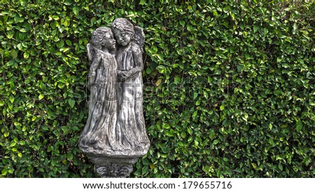 sculpture in the garden