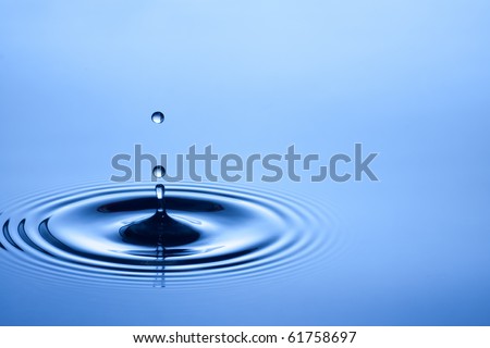 water up close