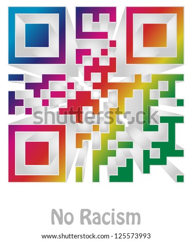 no racism (readable qr code)