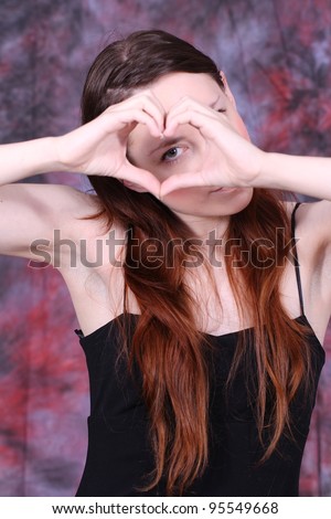 my heart for you with human hands/heart