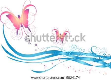Butterfly Design Stock Vector 5824174 : Shutterstock