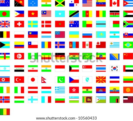 world flags images. stock vector : world flags