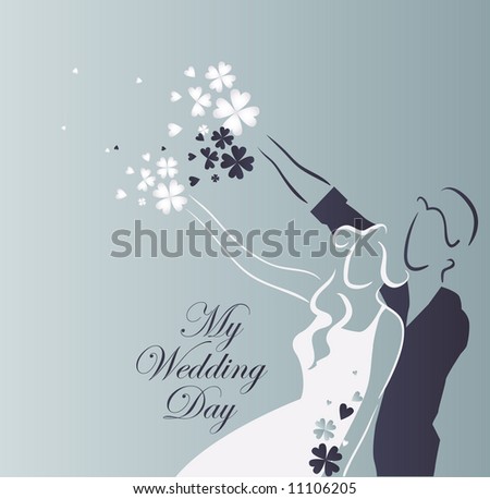 Immagine vettoriale simile a questa per il mio matrimonio? Un aiutino :) Stock-vector-wedding-graphic-11106205