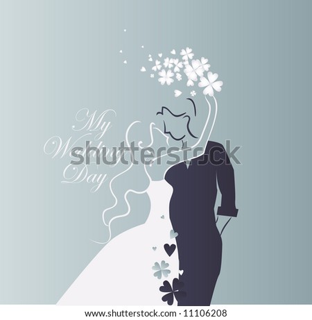 stock vector wedding graphic