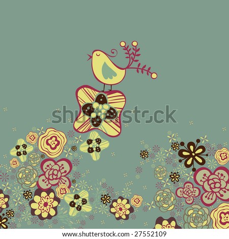 floral wallpaper vector. floral wallpaper design